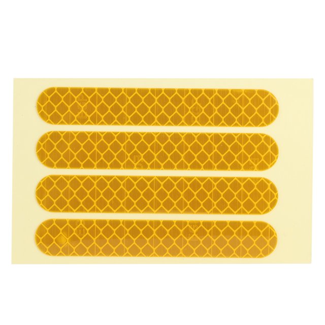 Fdit Ruban Réfléchissant, Ensemble de 4 Pcs Autocollant Réfléchissant pour Roue avant Arrière Compatible avec Accessoire de Trottinette Électrique G30, Bande Réfléchissante
