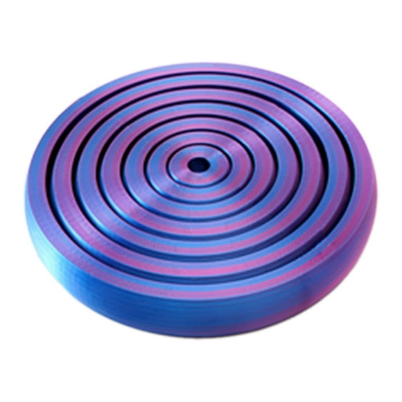 Jouet Anneau Polygone en Spirale Galaxie Rotatif Antistress EDC Jouet de Bureau pour Adultes Ados Concentration