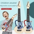 thumbnail image 1 of Ukelele portátil para niños, instrumento musical de juguete, guitarra para principiantes, juguete educativo para la primera infancia, 1 of 5
