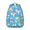 Sky-blue-6, variant on Artistic Tiger Pattern Backpack for Student Jungle Animal Roar Print Bengal Stripes Wild Tribal Face Design for Student School Bookbag
