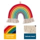 thumbnail image 3 of Exquisito Tapiz De Pared Tejido De Macramé De Arcoíris, Decoración De Pared Artística Colgante matsuzay HA023922-01, 3 of 5