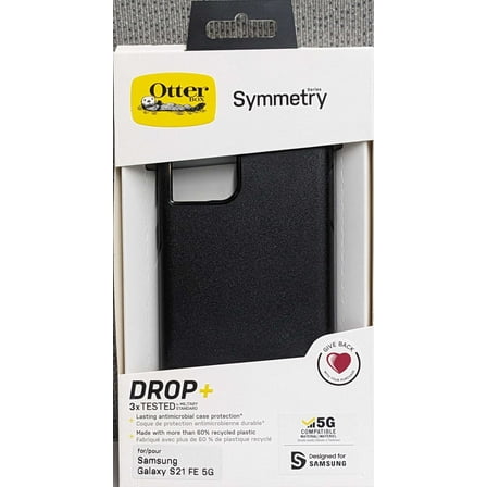 OtterBox Back Cover for Samsung Galaxy S21 FE 5G, Black