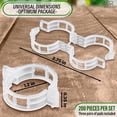 thumbnail image 4 of Clips para plantas trepadoras – 200 clips de tomate para colgar soportes de plantas para plantas al aire libre Lazos para plantas de tomate para soporte – Clips de soporte para plantas herramienta par, 4 of 4