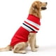 thumbnail image 1 of Suéter de rayas moderno para perros - Abrigo de lana cálido y suave para el invierno - Ropa para perros medianos y grandes (XL), 1 of 5