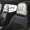 thumbnail image 4 of Headrest Covers for Cars Accessories Interior for Women Men 2Pcs - Western Desert Cowboys Head Rest Cover for Car Decorations, Car Headrest Cover for Car Decor Interior, 4 of 8