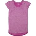 thumbnail image 1 of Camiseta básica Reebok Marled Jersey para mujer color rosa XS, 1 of 2