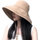 thumbnail image 3 of Sombrero de ala ancha - Sombrero de sol de playa de viaje con protección UPF50+ con ala plegable ajustable semirrígida, 3 of 5