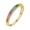 Gold, variant on Women Stainless Steel Rainbow Ring Pride Gold Plated Rainbow Cubic Zirconia Stacking Rings Size 8