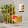 thumbnail image 4 of Stupell Industries Eclectic Round Alternating Stripes Black Floating Frame Canvas Art, 17 x 25, by Grace Popp, 4 of 8