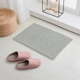 thumbnail image 2 of ZOUYUE Luxury Chenille Bathroom Rug Extra Soft and Absorbent Shaggy Rugs (Light Gray, 24" x 60"), 2 of 10