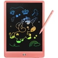thumbnail image 1 of Juguetes para niñas, regalo de cumpleaños para niñas de 3 4 5 6 7 años, juguetes de aprendizaje para niños pequeños para niñas de 3 a 7 años, colorido tablero de escritura LCD, tablero de dibujo borrable de 10 pulgadas (rosa) BANYUO Electrónica, 1 of 6