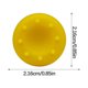 thumbnail image 5 of Inteprter Paquete de 2 Gamepad Thumbstick cubierta de silicona Joystick Caps controlador de juegos accesorios reemplazo de piezas de repuesto Videojuegos y accesorios Amarillo, 5 of 6