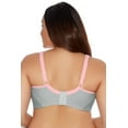 thumbnail image 4 of Goddess Goddess Soft Cup Sports Bra, Gray Heather, 38C, 4 of 7