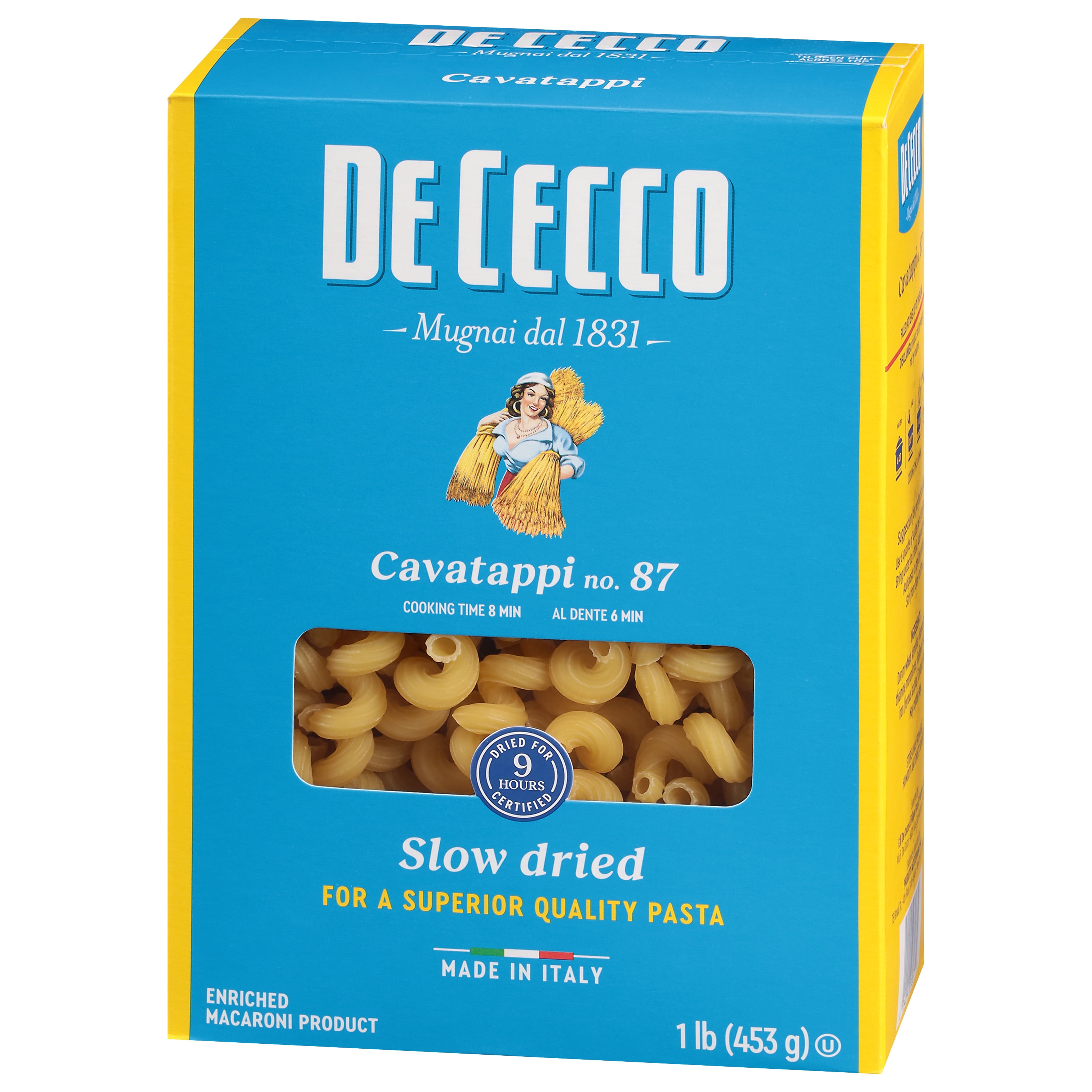 (3 pack) De Cecco Cavatappi No. 87 Pasta, 16 oz