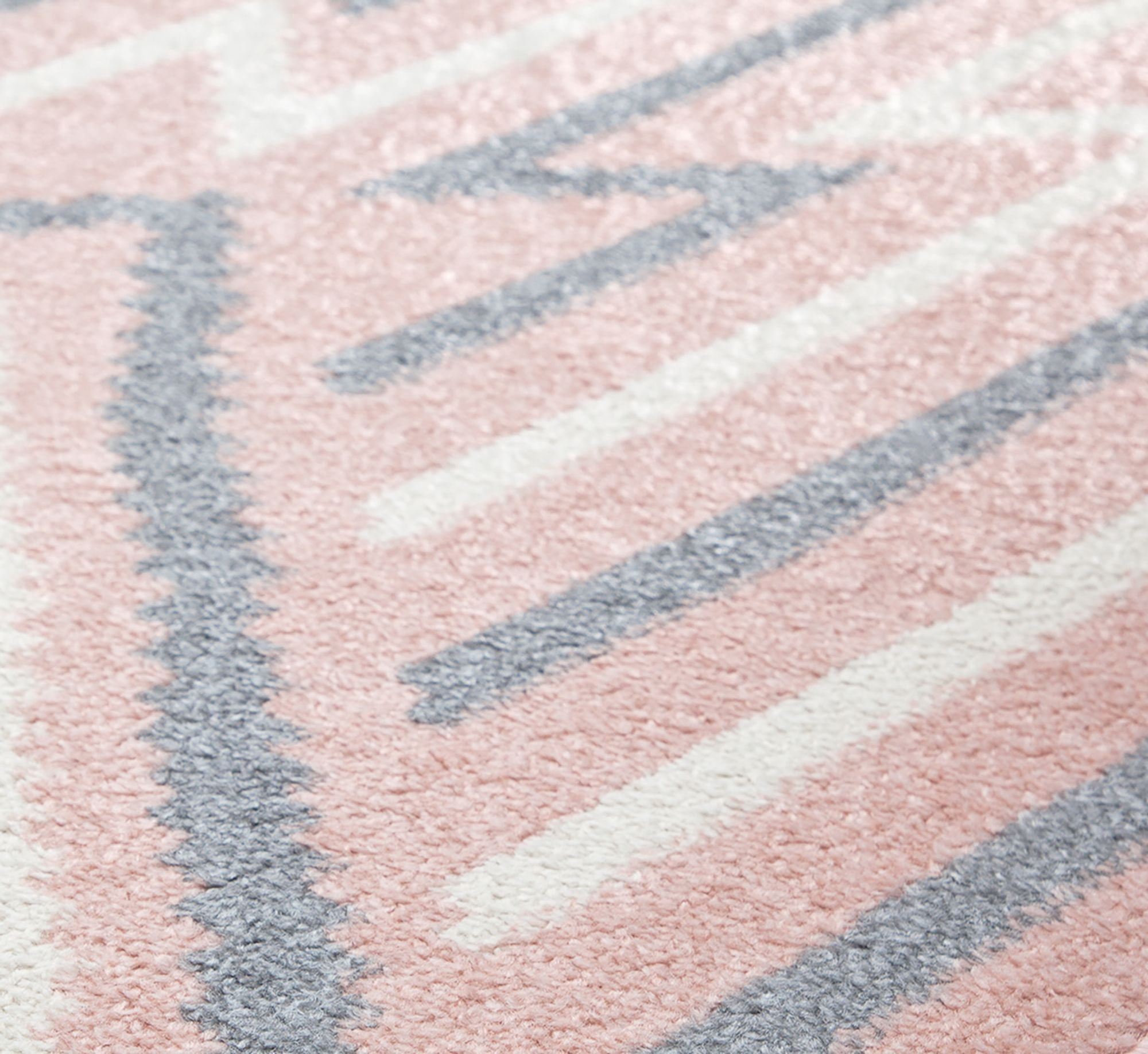 Rugs America Mika MO10A Strawberry Milk Geometric Contemporary Pink Area Rug, 8'x10'