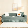 thumbnail image 6 of Stretch Seersuckers Sofa Cover with Skirt Soft Thick Couch Cover Detachable Washable Non-slip 3 Seat Protector, 6 of 9