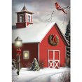 thumbnail image 1 of Taladro de diamante sala de Navidad cardenales nórdicos 5D DIY pintura redonda completa (QQ197) FLhrweasw Nuevo, 1 of 9