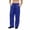 Blue, variant on Men's Fleece Lined Casual Pants Fall Winter Drawstring Waist Straight Wide Leg Joggers Casual Loose Fit Athletic Sweatpants with Pockets