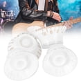 thumbnail image 4 of Electric Guitar Bass Top Hat Knobs, Guitar Volume Knob Musical Instrument Accessories Exquisite Workmanship Transparent Acrylic Material  For Bass For Guitar Red With Black, 4 of 8