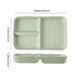thumbnail image 3 of Platos de Cerámica para Cena, Elegante Diseño En Amarillo, Verde y Blanco, Aptos para Microondas, Compactos y Compactos, Ideales para Aperitivos o Comidas, Asa Práctica, Tamaño 24,5 X 15,5 Cm., 3 of 5
