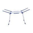 thumbnail image 3 of Tendedero de ropa, soporte para secadora de ropa, minimalista, ligero, plegable, con alas. azul, 3 of 9