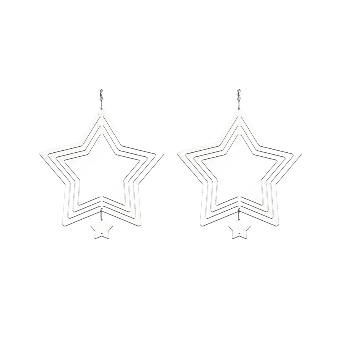 2 Pack 10Inch 3D Sublimation Wind Spinner Blanks,Wind Powered