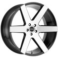thumbnail image 1 of STRADA CODA Custom Wheel - 20x8.5, 35 Offset, 5x114.3 Bolt Pattern, 72.6mm Hub - Gloss Black with Machined Face Rim, 1 of 3