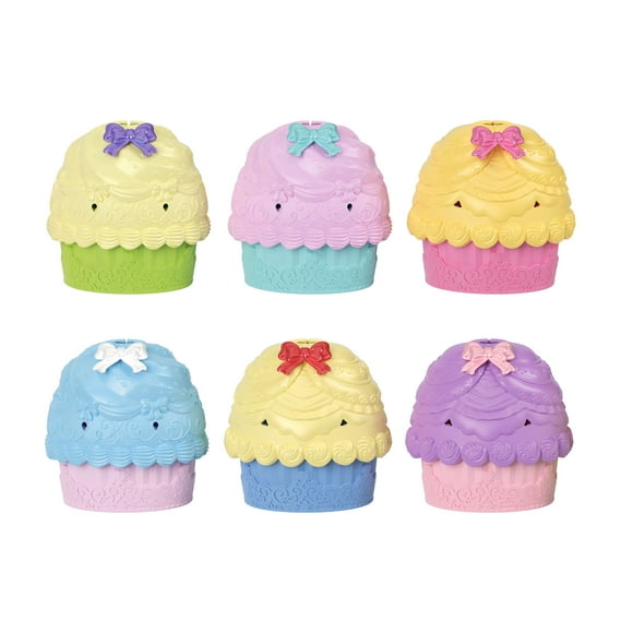 Disney Princess Cupcake Small Doll Reveal with 5 Surprises Including Doll & 2 Accessories