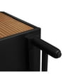 thumbnail image 6 of Vastcury Modern 3 Drawer Dresser for Living Room, Nightstand Bedside Cabinet with Storage for Bedroom, Black, 6 of 10