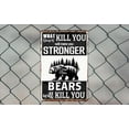 thumbnail image 4 of Funny Metal Tin Sign What Doesn't Kill You Will Make You Stronger Except Bears Metal Signs Retro Metal Poster Man Cave Decor For Bathroom Home Bar Office Kitchen Farm Wall Decorations 8x12 Inch, 4 of 7