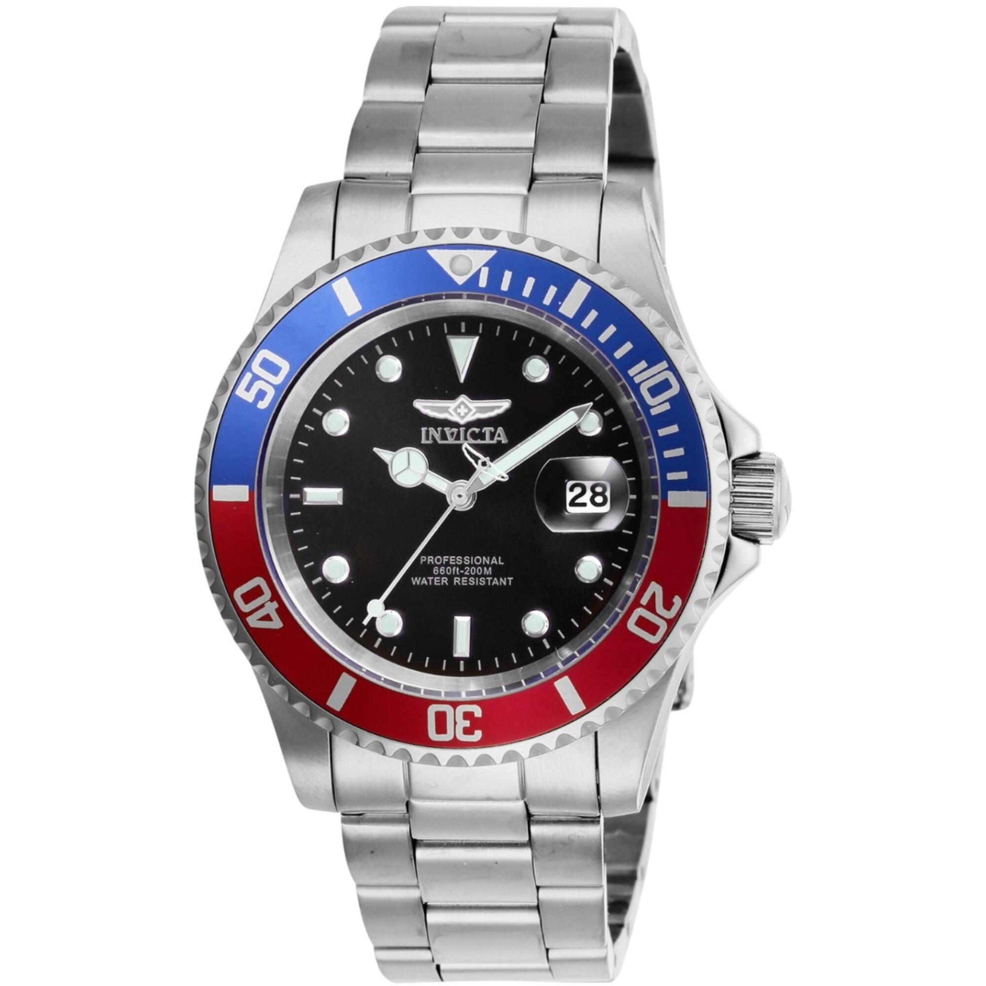 Invicta Men's Pro Diver 34334 Automatic Black Dial Watch - Walmart.com