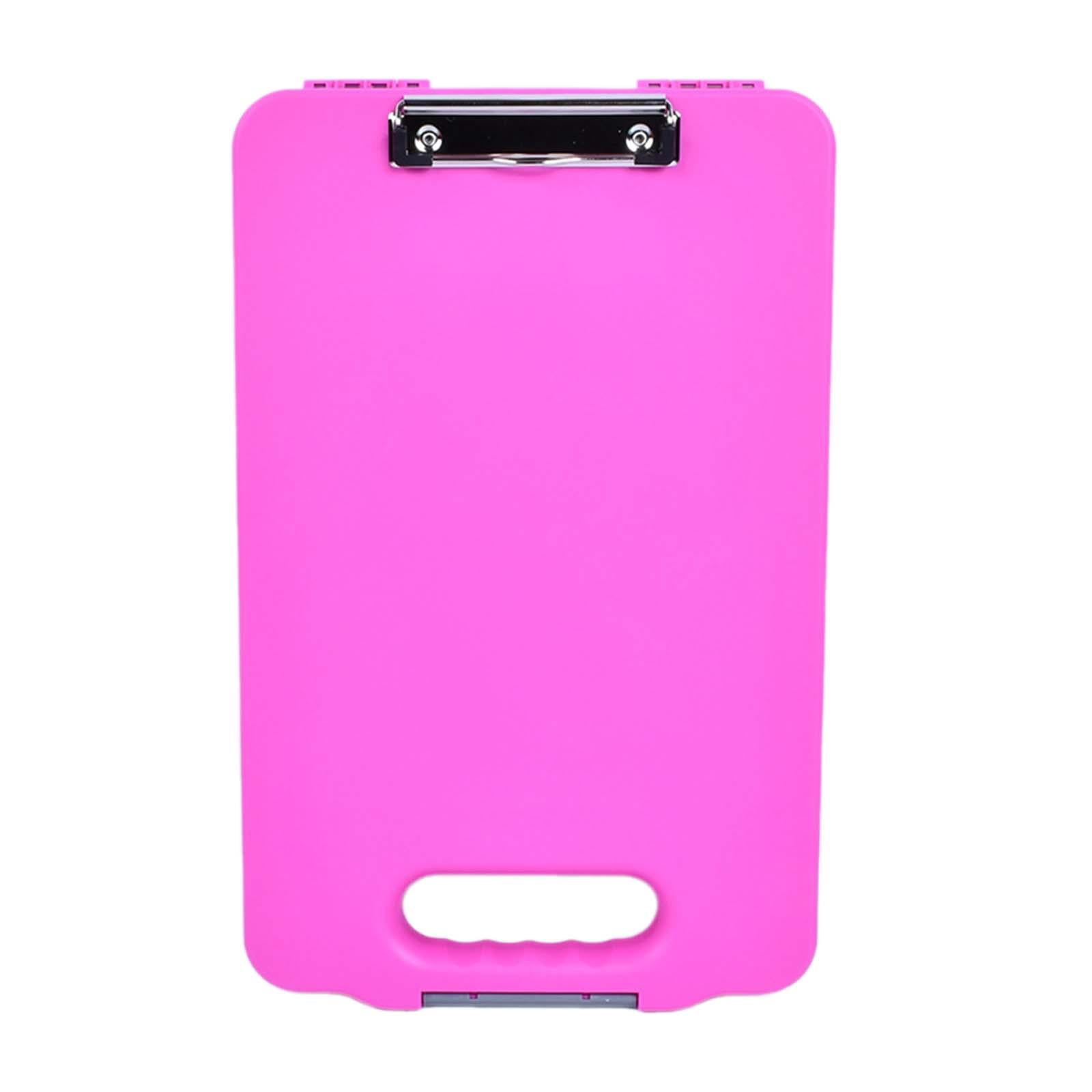 Colaxi Clipboard with Storage Document Case A4 Binder for Restaurant School Red