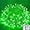 Green, variant on Green Battery Operated Christmas Lights, 33ft 100 LED Battery String Lights with 8 Modes Remote Indoor Outdoor Waterproof for St Patrick's Day Decorations