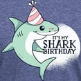 thumbnail image 3 of CafePress - Shark Birthday T Shirt - Mens Tri-blend T-Shirt, 3 of 4