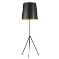 thumbnail image 3 of Dainolite 1 Light 3 Leg Matte Black Drum Floor Fixture, 3 of 3