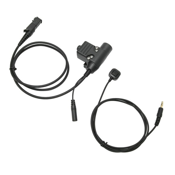 PTT Adapter Cord, Clear Sound Tensile Wire Press U94 PTT With Finger Mic For MTP3550 For P6600 For DEP550 For DP2400