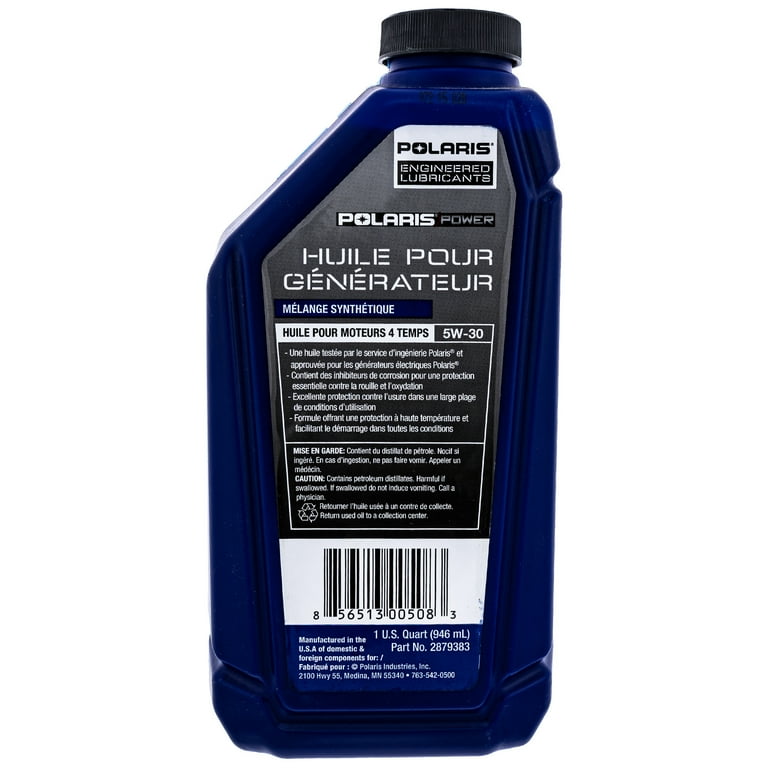 Polaris Power Generator Oil, Corrosion Inhibitors, Synthetic