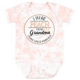 thumbnail image 3 of Inktastic I Wear Peach for My Grandma Uterine Cancer Awareness Boys or Girls Baby Bodysuit, 3 of 5
