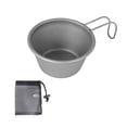 thumbnail image 3 of Sonducket Tazas de acero inoxidable de 50ml con asa, taza para acampar al aire libre, taza de agua portátil ligera para acampar, barbacoa Kits de desorden para acampar 1 Weinglas, 3 of 6