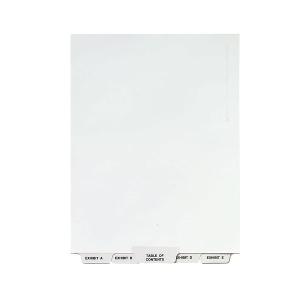 Avery Premium Collated Legal Dividers Avery Style, Letter Size, A-Z & Table of Contents Tab Set (11376)