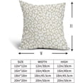 thumbnail image 5 of White Leopard Print Pillow Covers 20x20 Set of 2 Cheetah Animal Pattern Chinoiserie Decorative Outdoor Pillowcases Rustic Farmhouse Zipper Throw Cushion Case Decor for Home Couch Sofa Bed, 5 of 6