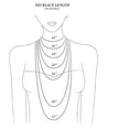 thumbnail image 2 of A&M 925 Sterling Silver 2mm Box Chain Necklace, 16” to 30”, with Spring Clasp, for Women, 2 of 4