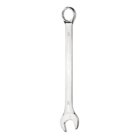 Combination Wrench 27mm Metric 12-Point Box and Open End 45# Carbon Steel