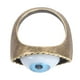 thumbnail image 4 of Anillo de aleación Anillo de dedo con diseño de ojo exagerado Anillo vintage Estilo punk Joyería de dedo Azul, 4 of 5