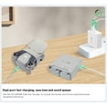thumbnail image 6 of Two-Way Drone Battery Charging Hub for DJI Mini 4K/Mini 2 - Bigcan Portable Dual Slot Charger with USB Output, Fast Recharging Station for Drone Power Backup and Mobile Devices, 6 of 9