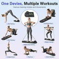 thumbnail image 5 of ALSO GO Pilates Board, Multifunctional Abdominal Board, Portable Pilates Machine with LED for Home, Sliding Workout Equipment with Knee Protected, Black, 5 of 8
