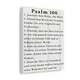 thumbnail image 2 of Scripture Walls Psalm 100 German White Bible Verse Canvas Christian Wall Art Ready to Hang Unframed, 2 of 19