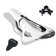 thumbnail image 1 of WEST BIKING Premium WEST BIKING Bike Saddle Set with Rain Cover, Comfortable Road Cycling Seat in Multiple Color Options, Lightweight PU Material, 250x145mm, 1 of 6