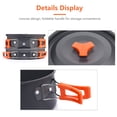 thumbnail image 2 of Amdohai Widesea 8 Pcs Poignée de Batterie de Cuisine Intégrée Portable en Alumine, 2 of 7