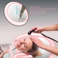 thumbnail image 4 of ACDANC Inflatable Shampoo Basin Portable Shampoo Bowl with Detachable Drain Hose Hair Washing Tray for Bedridden,Handicapped,Seniors,Pregnant,Wheelchair Person at Home Hospitals, 4 of 9